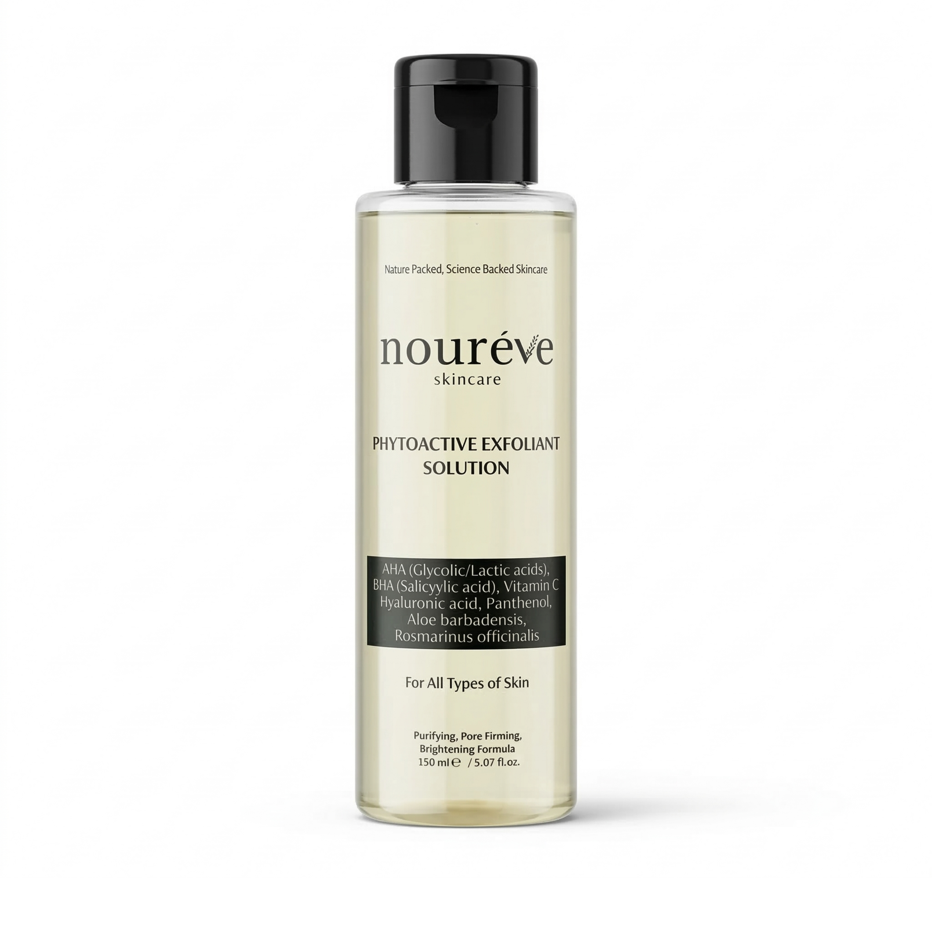 -Phytoactive Exfoliant Solution | Gözenek Arındırıcı & Yenileyici Tonik | AHA/BHA, C Vitamini, Biberiye