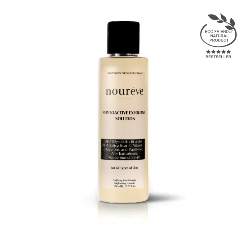 -Phytoactive Exfoliant Solution | Gözenek Arındırıcı & Yenileyici Tonik | AHA/BHA, C Vitamini, Biberiye