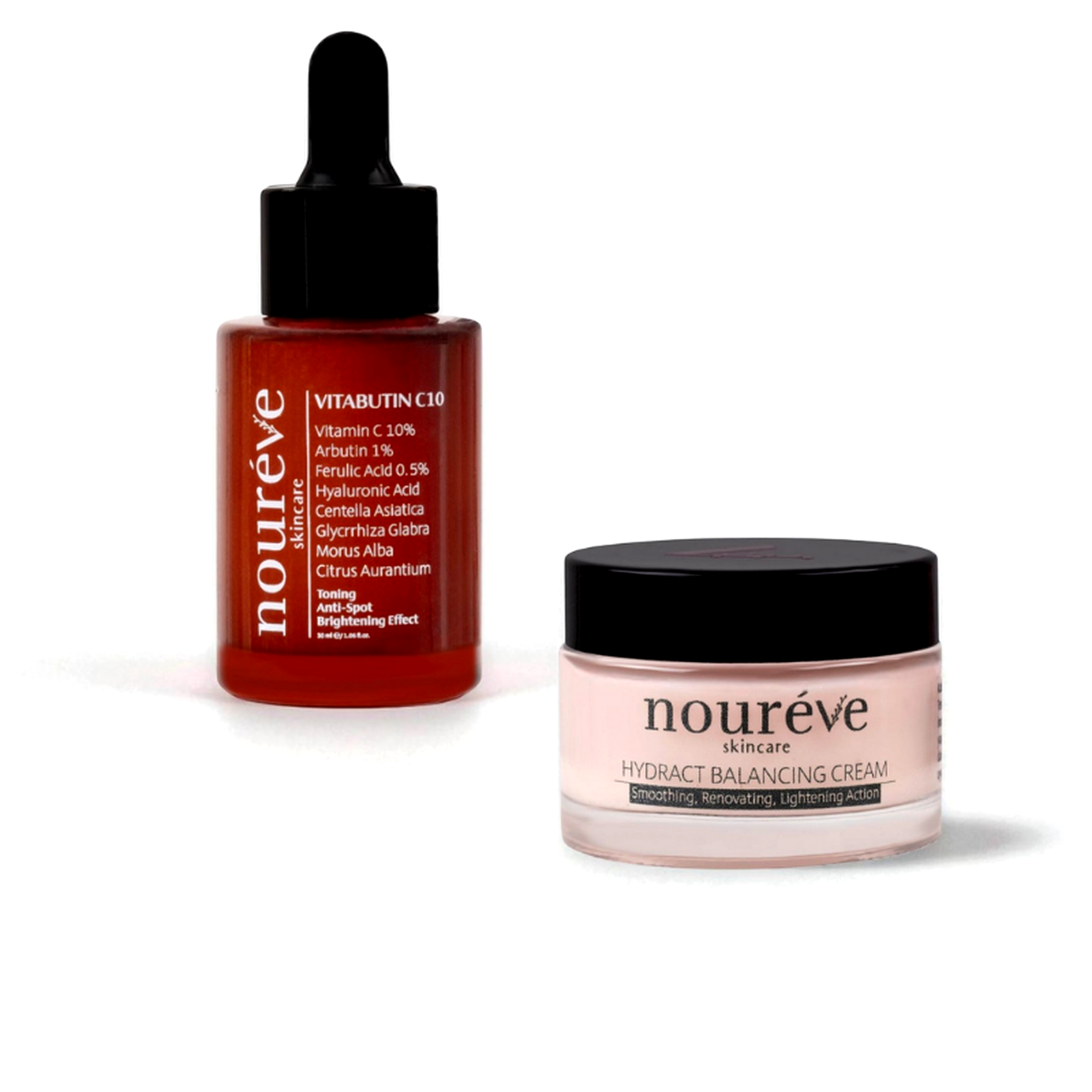 Vitabutin C10 Serum & Hydract Balancing Cream Duo | Leke Karşıtıi Cilt Tonu Eşitleyici, Aydınlatıcı & Yoğun Nemlendirici, Bariyer Destekleyici Bakım Rutini